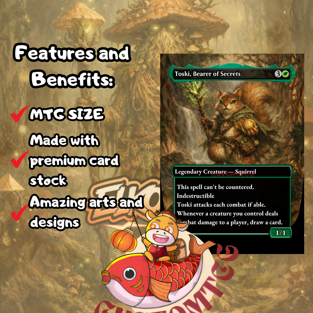 Shroofus Sproutsire Commander Deck – 100 Custom Cards + Tokens | Saproling Tribal | Token Swarm | Fantasy Art | Free Shipping