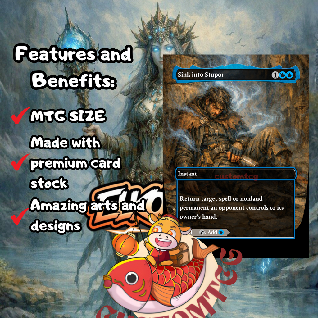 Emry, Lurker of the Loch Mono-Blue Artifact Custom Deck
