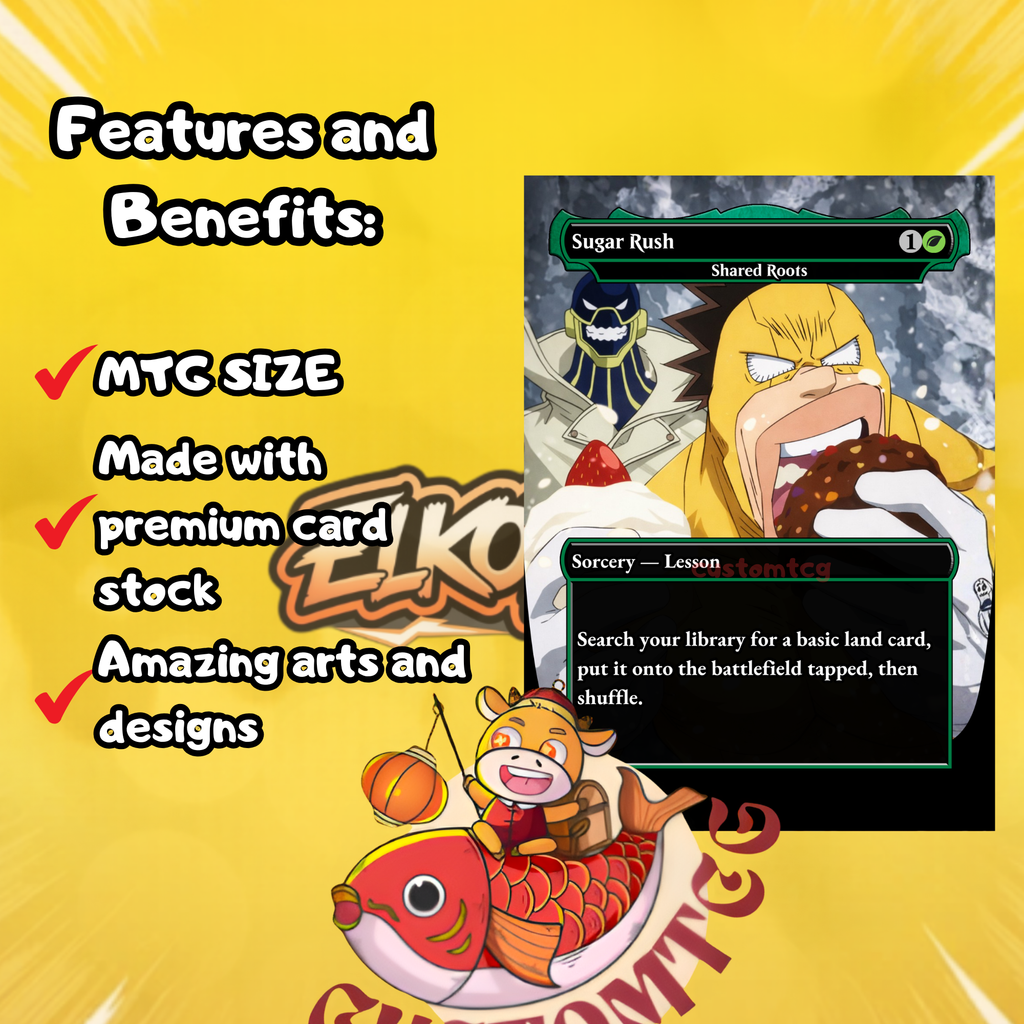 My Hero Academia Custom Commander Deck — Deku | Class 1-A | Anime Proxy Deck | Plus Ultra