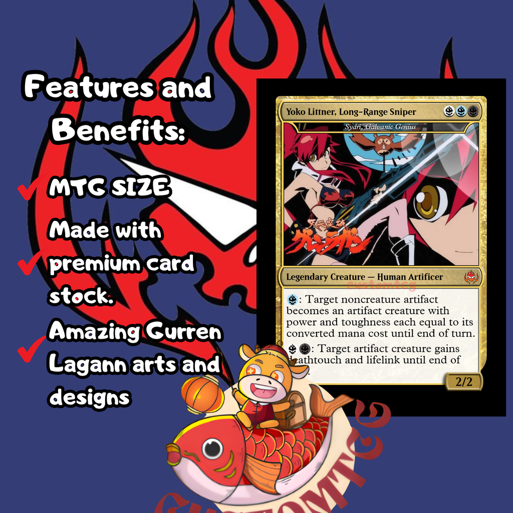 Gurren Lagann Custom Commander Deck — Simon | Dai-Gurren Brigade | Anime Proxy Deck