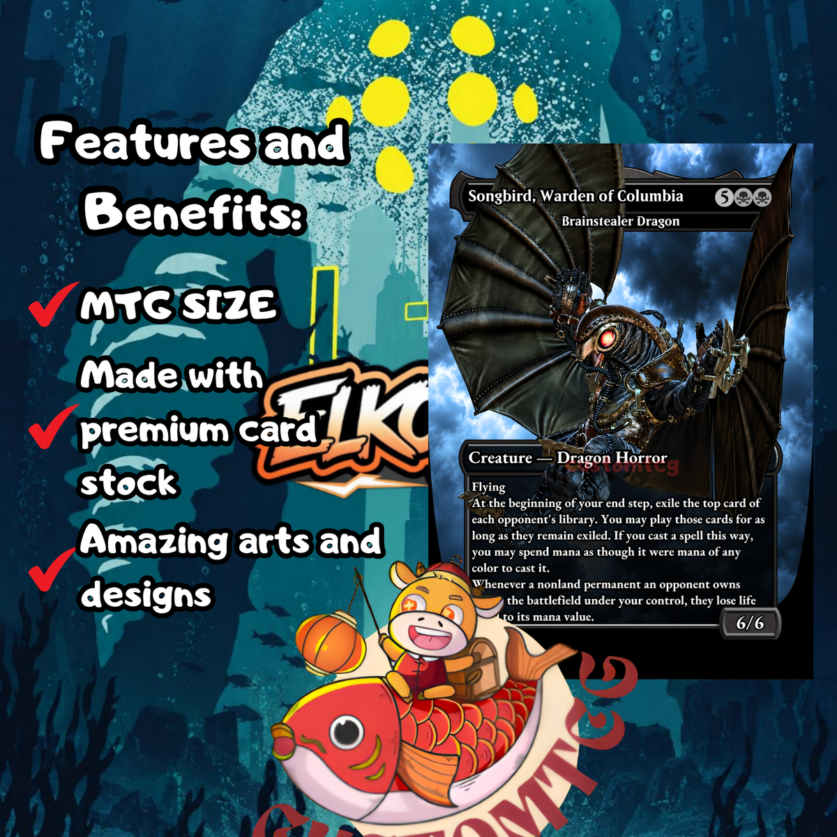 Bioshock Custom Deck | Dimir Theft, Control & Combo
