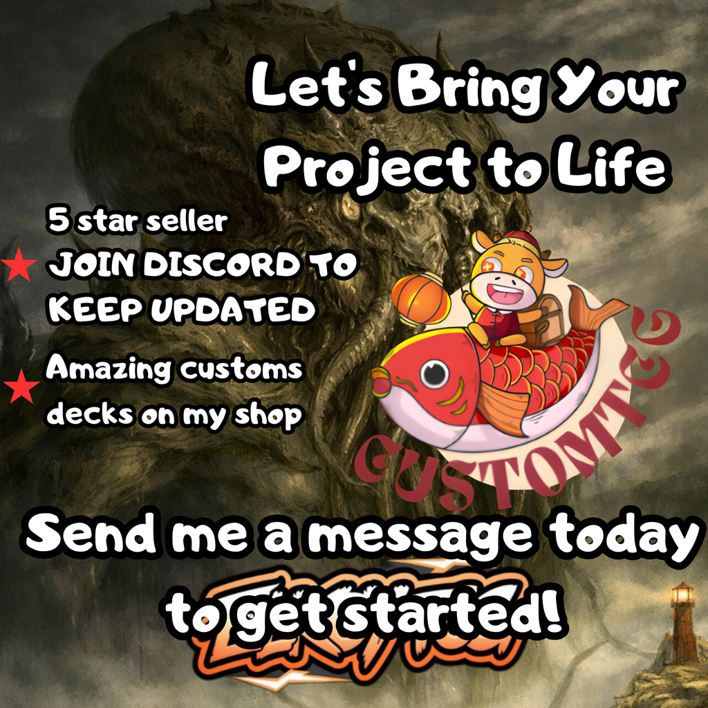 Cthulhu Custom Commander Deck — 100 Cards + Tokens | Lovecraftian Horror | Free Shipping