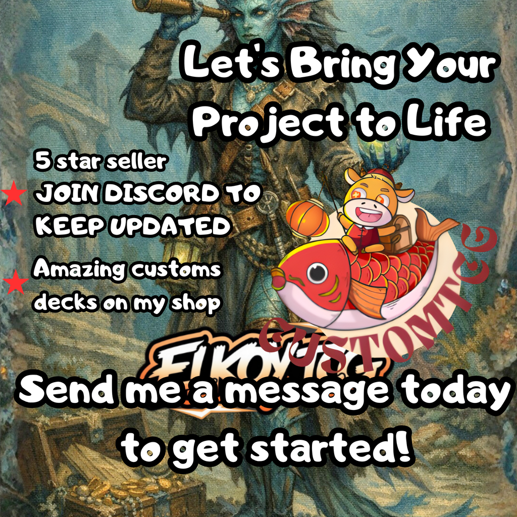 Morska, Undersea Sleuth Custom Commander Deck — Investigate | Clue Tokens | Fantasy Art Proxy Deck