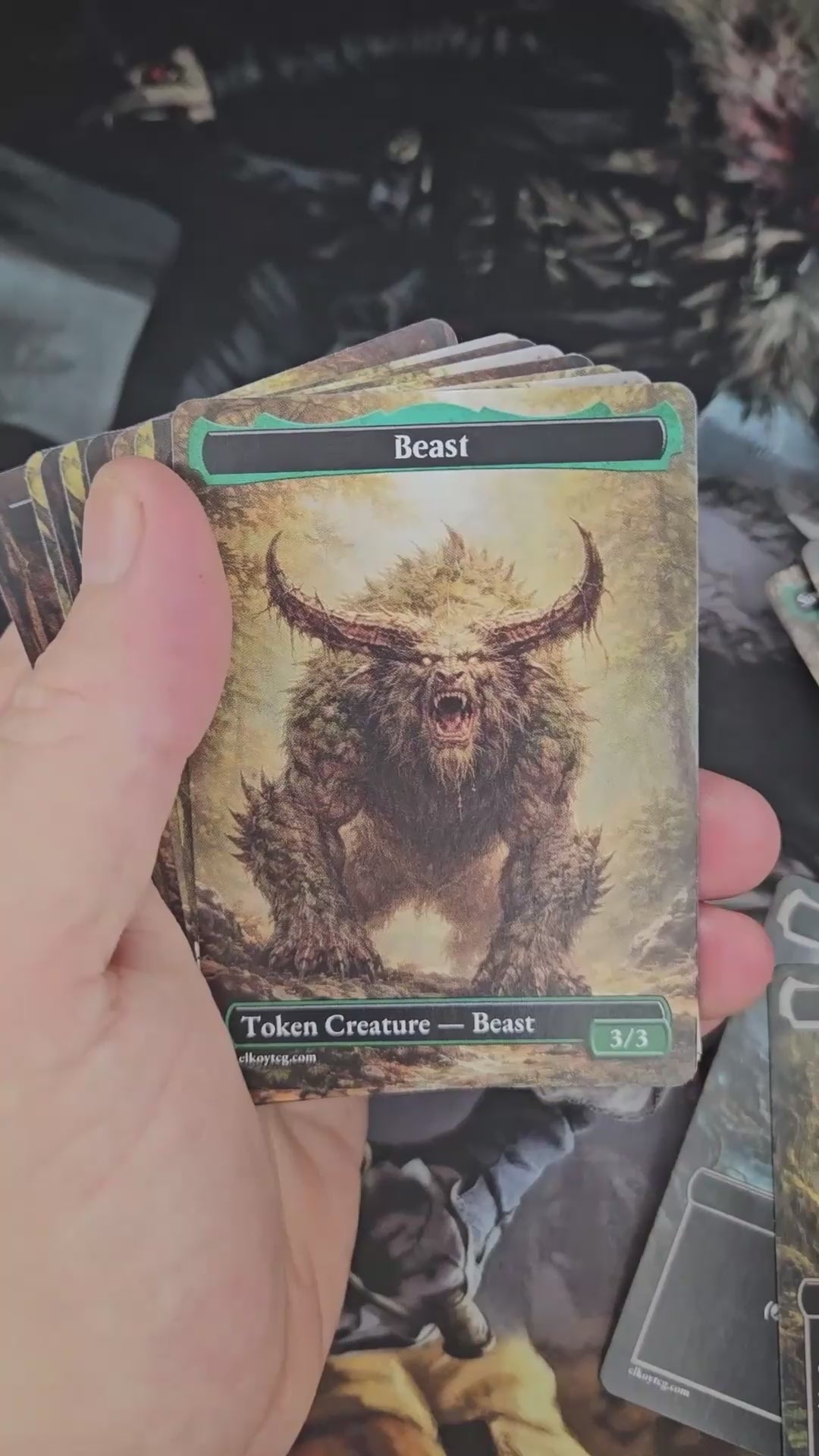 Token Set 76 – 108 MTG Tokens (Cat Lifegain, Copy, Beast)