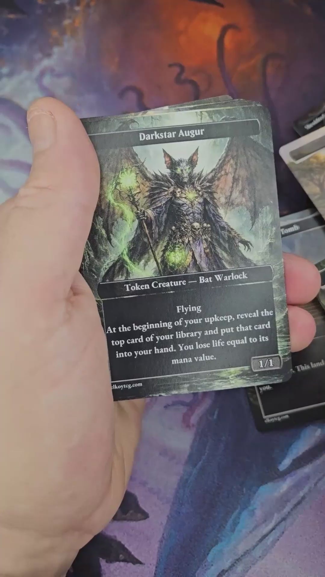 TOKEN SET 13 - 108 Premium MTG Tokens (Darkstar Augur, Treasure, Pest & Shapeshifter)