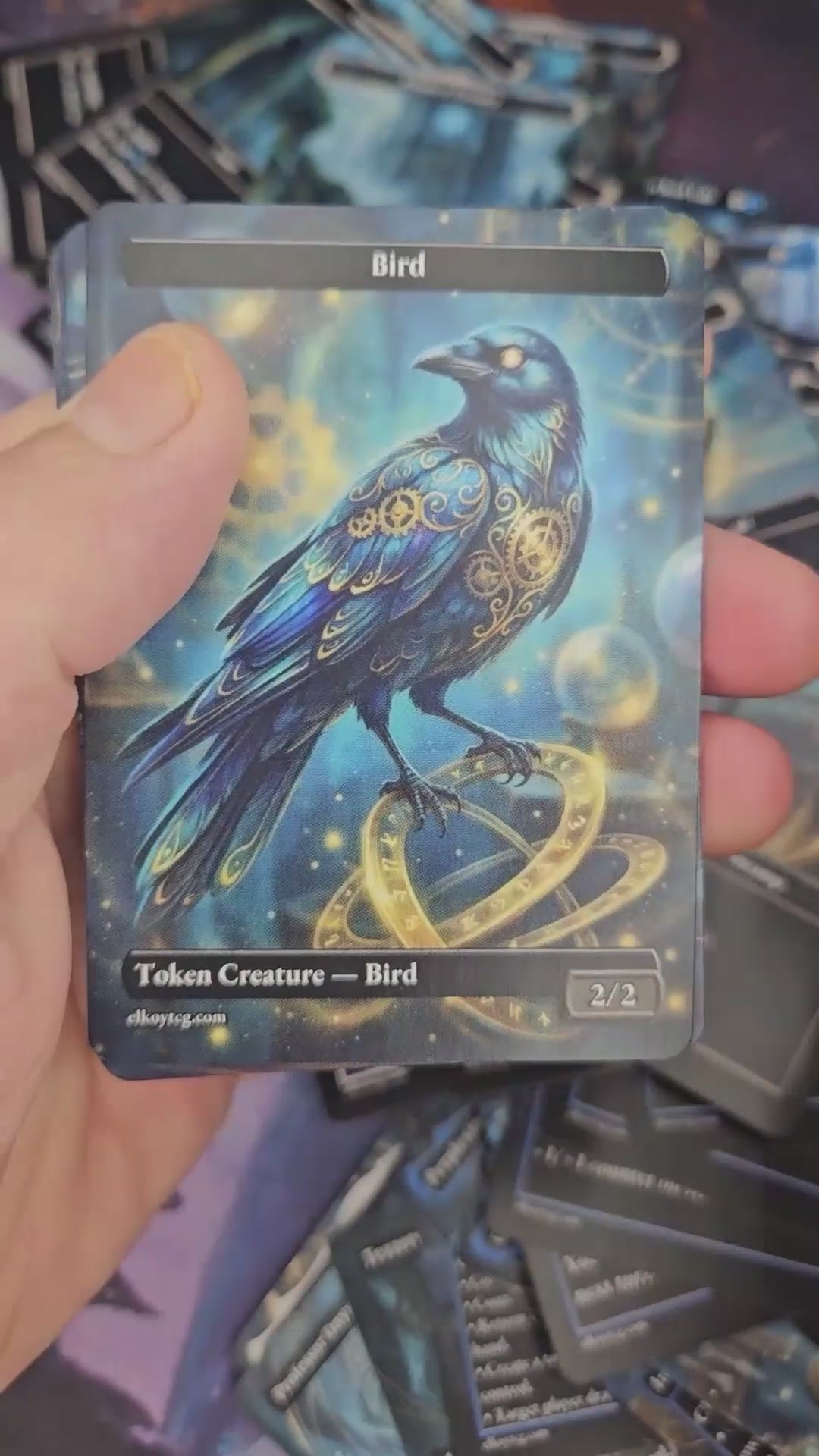 Token Set 78 – 108 Tokens for MTG  (Midnight Clock, Treasure, Construct, Copy, Goat & More)