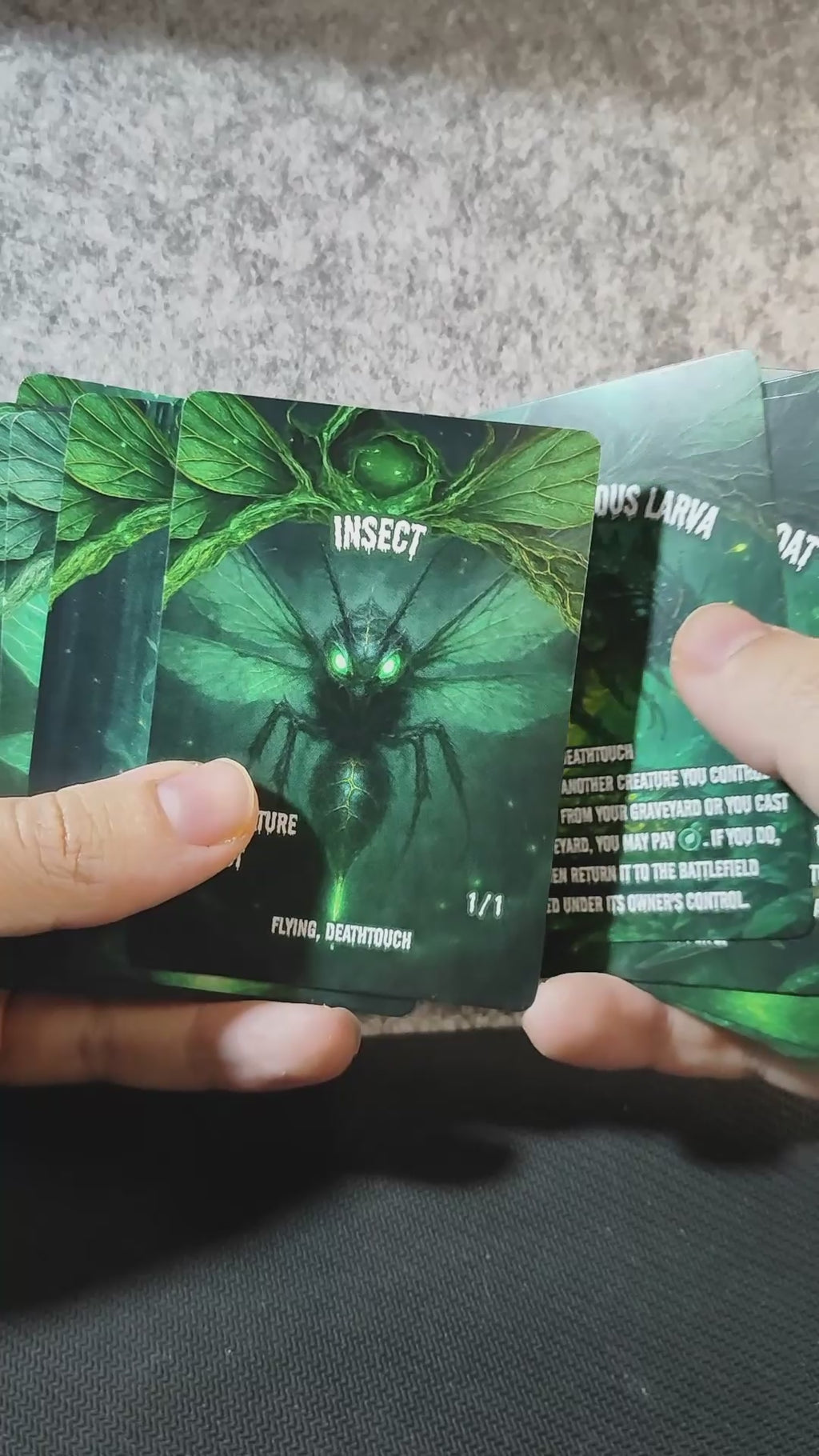 Token Set 01 – 108 MTG Tokens (Insects Swarm, Treasure, Copy, Squirrel, Elephant)